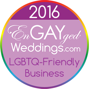 LGBTQ-Friendly Business on the EnGAYged Weddings LGBT Wedding Directory