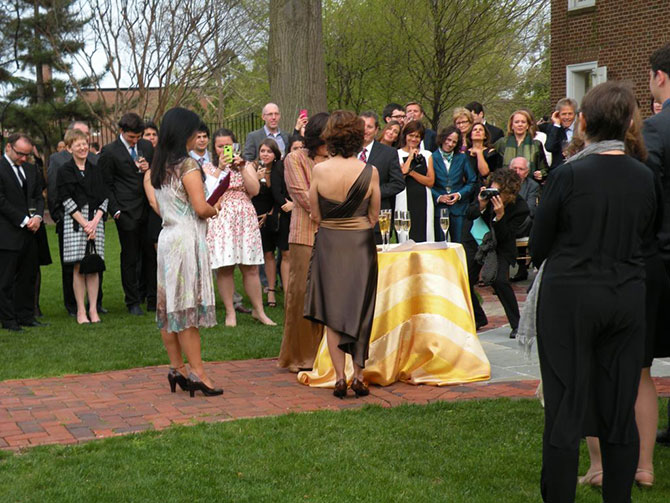 Dumbarton House - Lesbian wedding toast