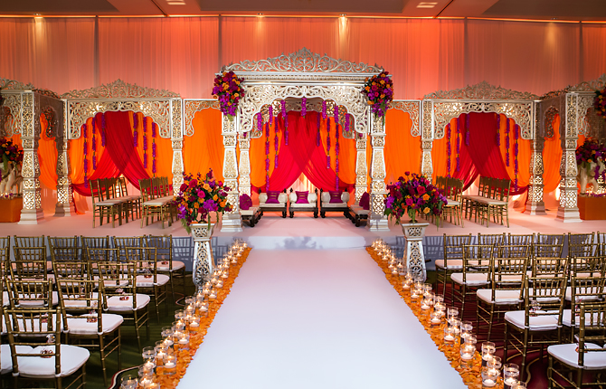 The Vinoy Renaissance St. Petersburg Resort & Golf Club interior wedding ceremony
