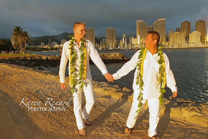 Oahu Gay Wedding Officiant I Do Hawaiian Weddings Oahu