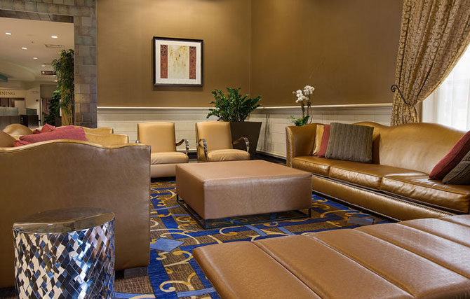 Doubletree O'Hare Guest seating
