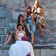 Photographic Pages - Bride and maids