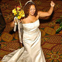 Photographic Pages - Bride with Bouquet