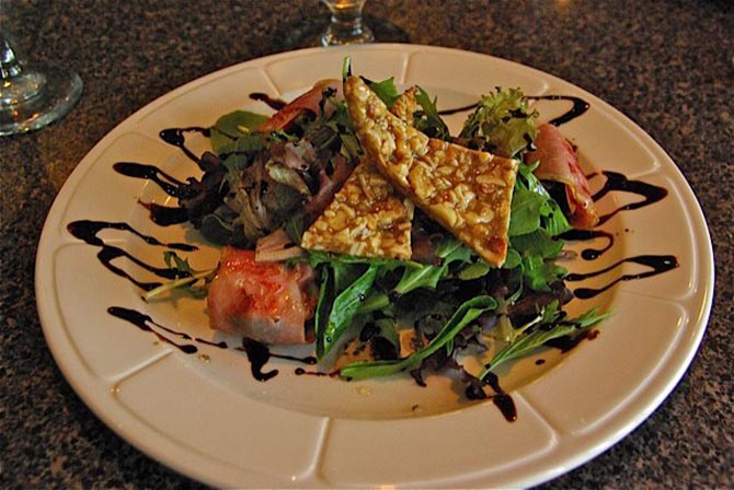 Prosciuto salad with balsamic reduction - Culinary Creations