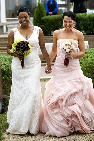 lesbian wedding dress