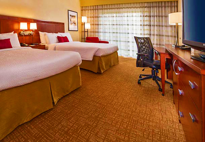 Courtyard Raleigh Midtown Raleigh North Carolina Double Queen Suite