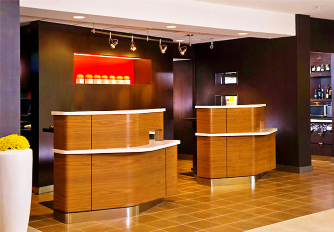 Courtyard Raleigh Midtown Raleigh North Carolina Front Desk Lobby