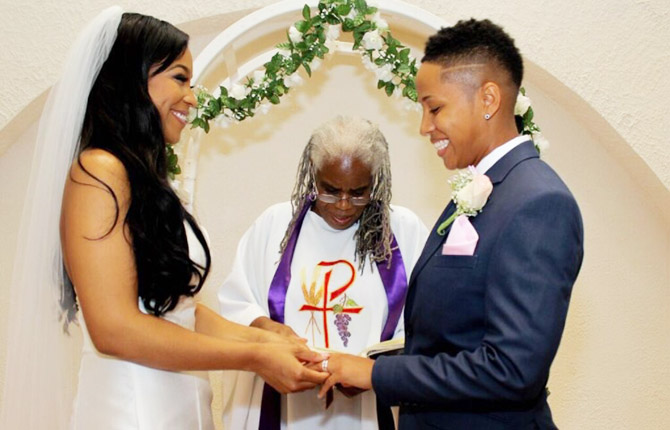 North Carolina LGBT Wedding Officiant - Rev. Norma Edwards