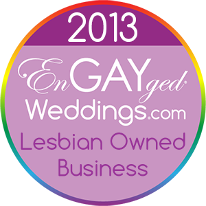 Lesbian Owned Business on the EnGAYged Weddings LGBT Wedding Directory