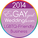 LGBTQ-Friendly Business on the EnGAYged Weddings LGBT Wedding Directory