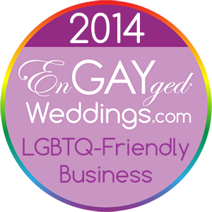 LGBTQ-Friendly Business on the EnGAYged Weddings LGBT Wedding Directory