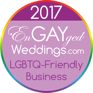 LGBTQ-Friendly Business on the EnGAYged Weddings LGBT Wedding Directory