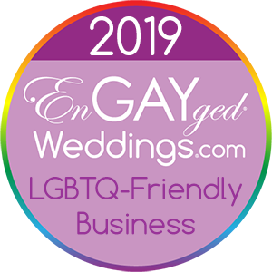 LGBTQ-Friendly Business on the EnGAYged Weddings LGBT Wedding Directory