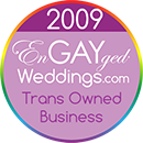 Trans Owned Business on the EnGAYged Weddings LGBT Wedding Directory