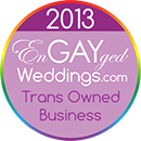 Trans Owned Business on the EnGAYged Weddings LGBT Wedding Directory