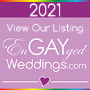 View Our Listing on the EnGAYged Weddings LGBT Wedding Directory