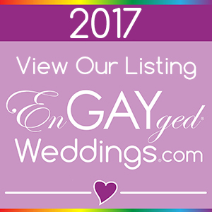 View Our Listing on the EnGAYged Weddings LGBT Wedding Directory