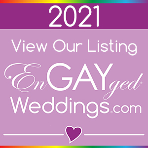 View Our Listing on the EnGAYged Weddings LGBT Wedding Directory