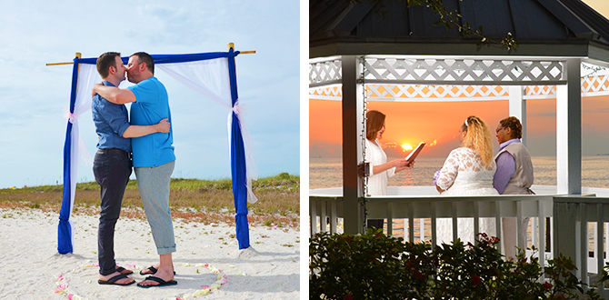 At The Beach Weddings LGBT Friendly Wedding Ceremonies in Foley Alabama