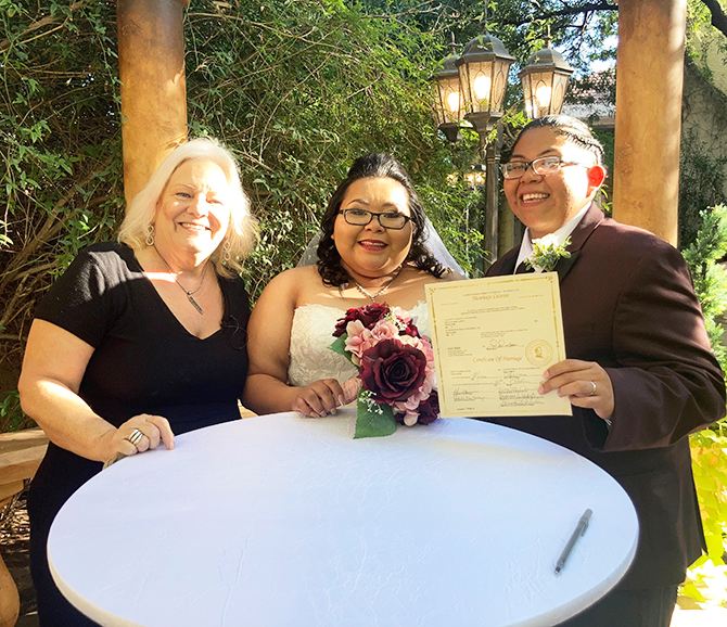 Same-Sex Wedding Officiant Mesa, Arizona - Rites of Celebration