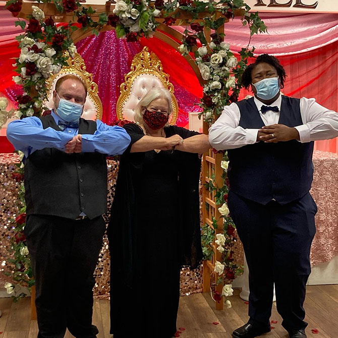 LGBT Wedding Grooms with Dog -  Mesa, Arizona - Rites of Celebration