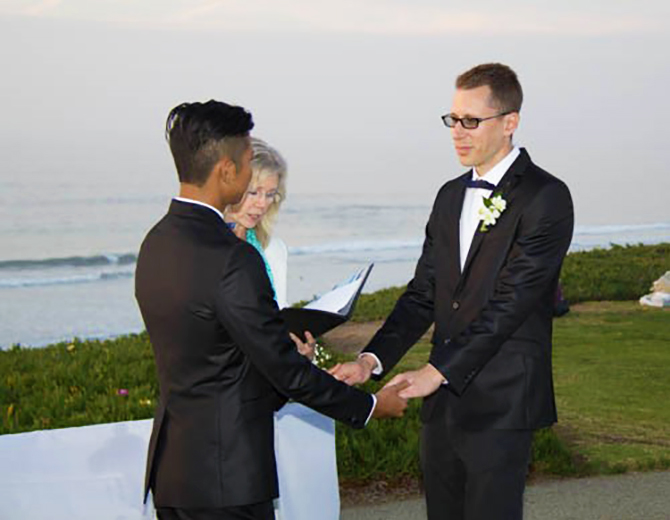 Ceremonies DeVie LGBT Wedding Officiant in San Diego California