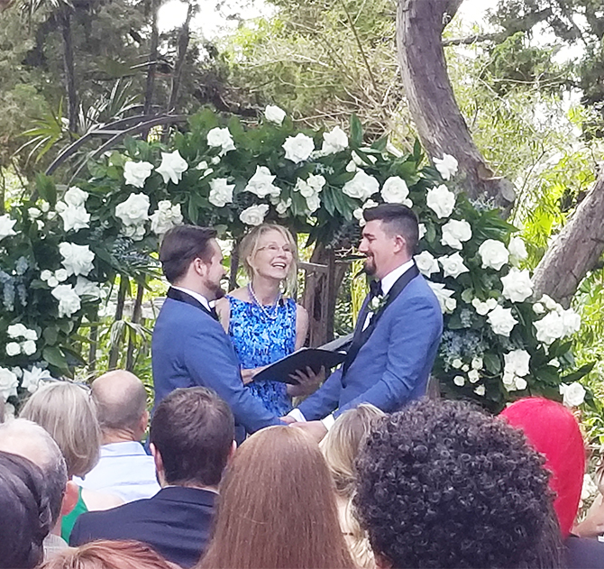 Ceremonies DeVie LGBT Wedding Officiant in San Diego California