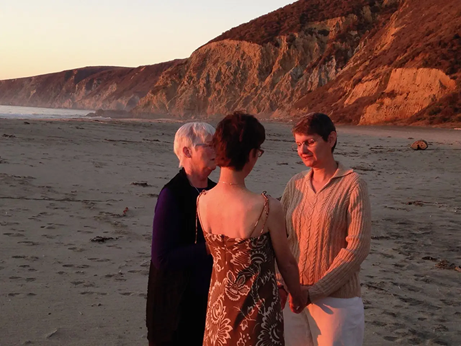 Elizabeth River Storyteller & Wedding Officiant
Marin Coast, California LGBT Wedding Minister