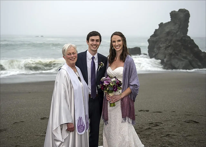 Elizabeth River Storyteller & Wedding Officiant
Marin Coast, California LGBT Wedding Minister