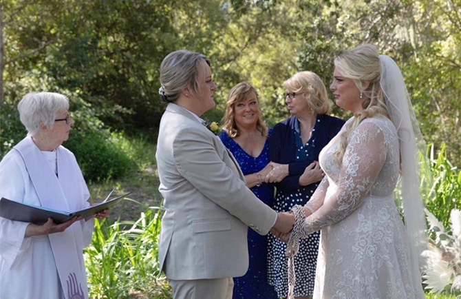 Elizabeth River Storyteller & Wedding Officiant
Marin Coast, California LGBT Wedding Minister