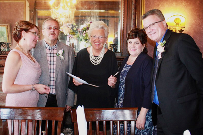 - Riverside, California LGBT Wedding Officiant - I Thee Wed - Reverend Sally Sall