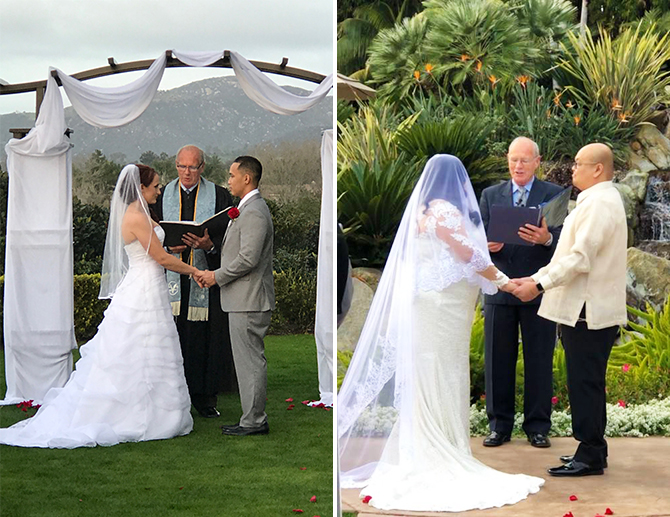 San Diego, California Same-Sex Wedding Officiant - Love Is, Weddings - Brian Graham