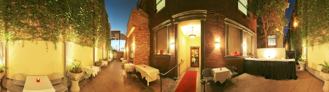 Mario's Place patio wide angle