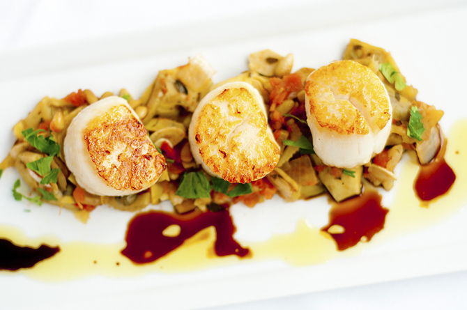 Mario's Place scallop entree