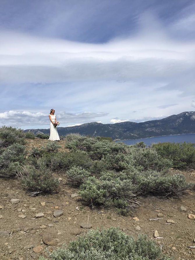 Lake Tahoe Wedding Bride