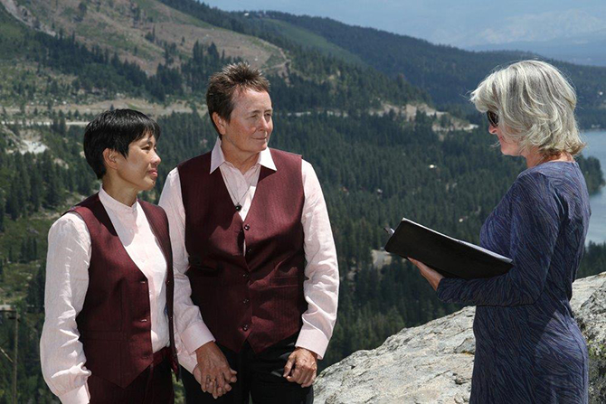 Lake Tahoe LGBT Wedding