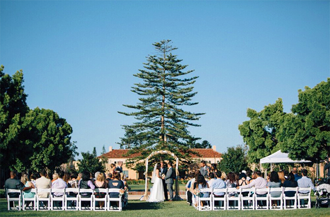 NTC Venues at Liberty Station San Diego, California wedding ceremony