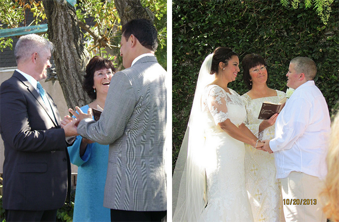 Sacred Ceremonies Priscilla Munson LGBT Wedding Officiant in Long Beach California