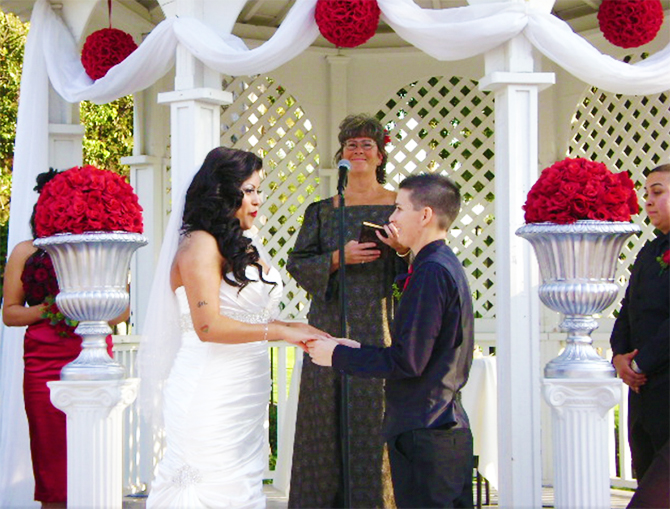 Sacred Ceremonies Priscilla Munson LGBT Wedding Officiant in Long Beach California