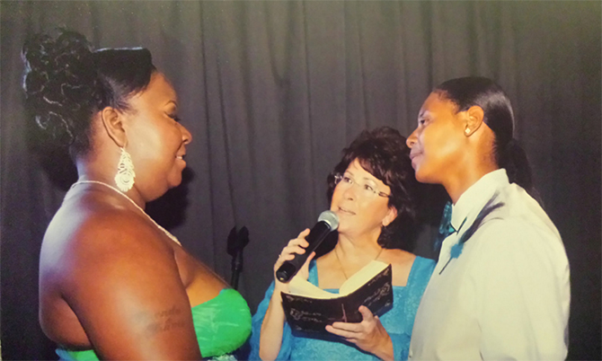 Sacred Ceremonies Priscilla Munson LGBT Wedding Officiant in Long Beach California