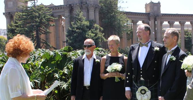San Francisco LGBT Weddings - Monterey - Officiant Kate Talbot
