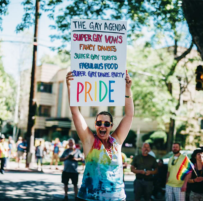 Mariah Lehnert Gay Agenda at CO Pride