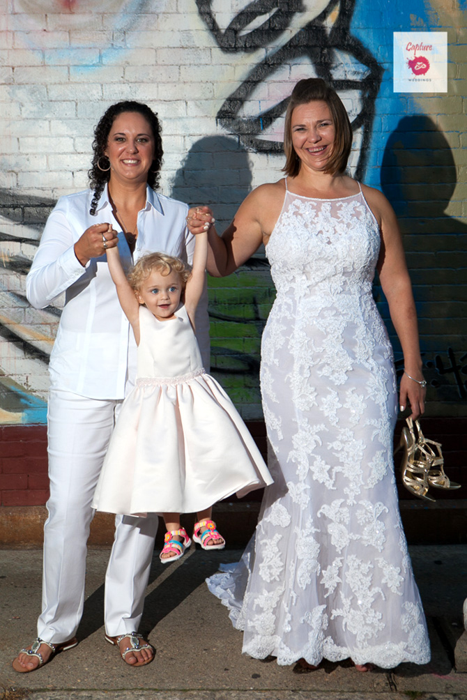Capture Photography - Photo of brides and flower girl