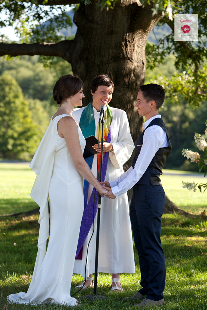 Capture Photography - Lesbian wedding ceremony