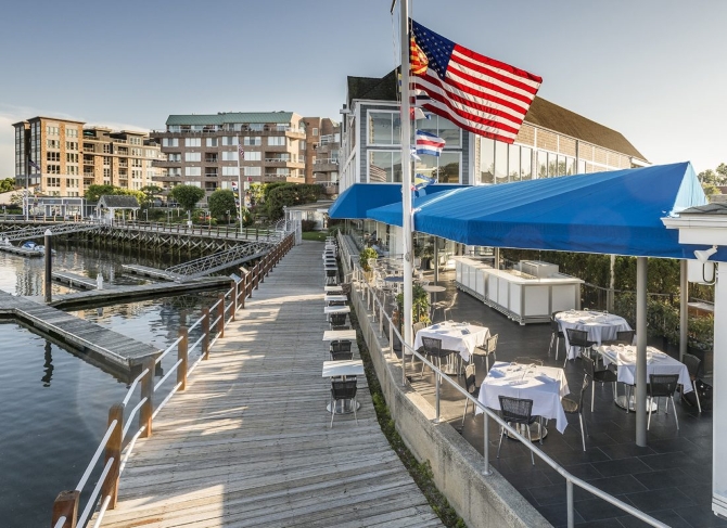 Prime: An American Kitchen and Bar Stamford, Connecticut LGBT Wedding Reception Venue Rippowam River - Harbor Point Boardwalk