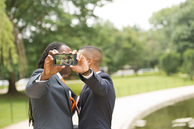 DC LGBTQ Wedding Selfie - US Capitol Elopements Photography Reverend Starlene Burns