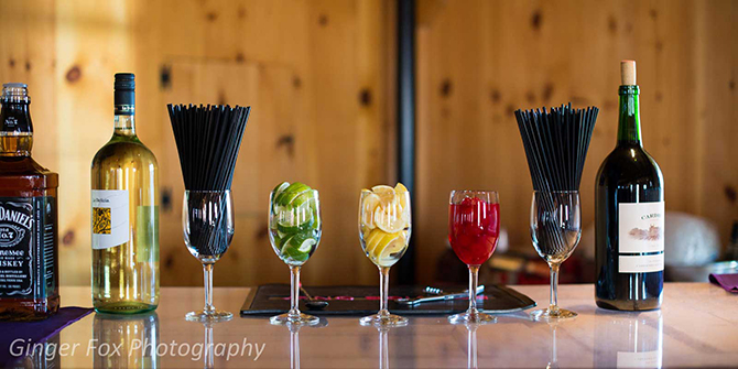 Wedding Barn Cocktail Bar - Thousand Acre Farm