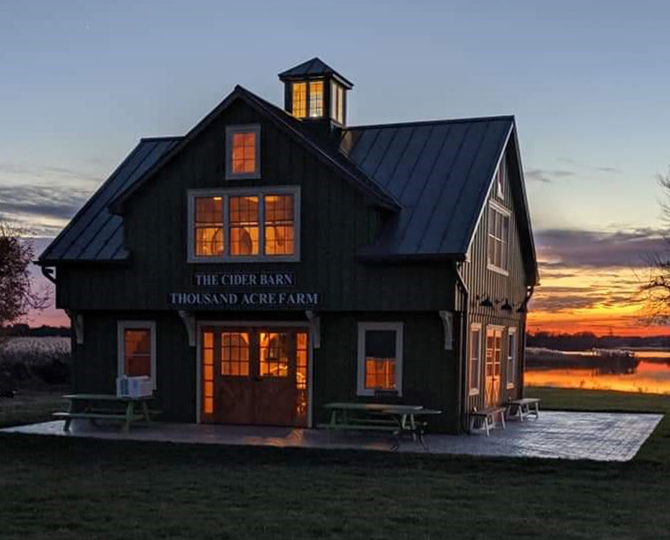 Cider Barn Wedding Suite- Thousand Acrea Farm