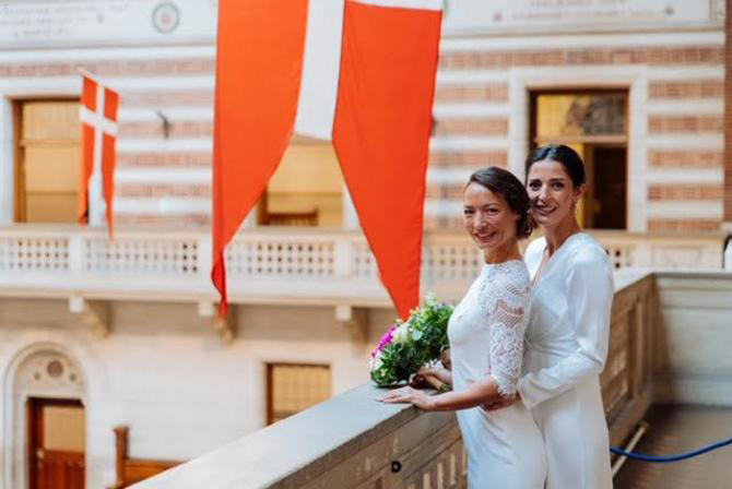 Lesbian Wedding - Copenhagen, Denmark LGBT Weddings - Marry Abroad Simply