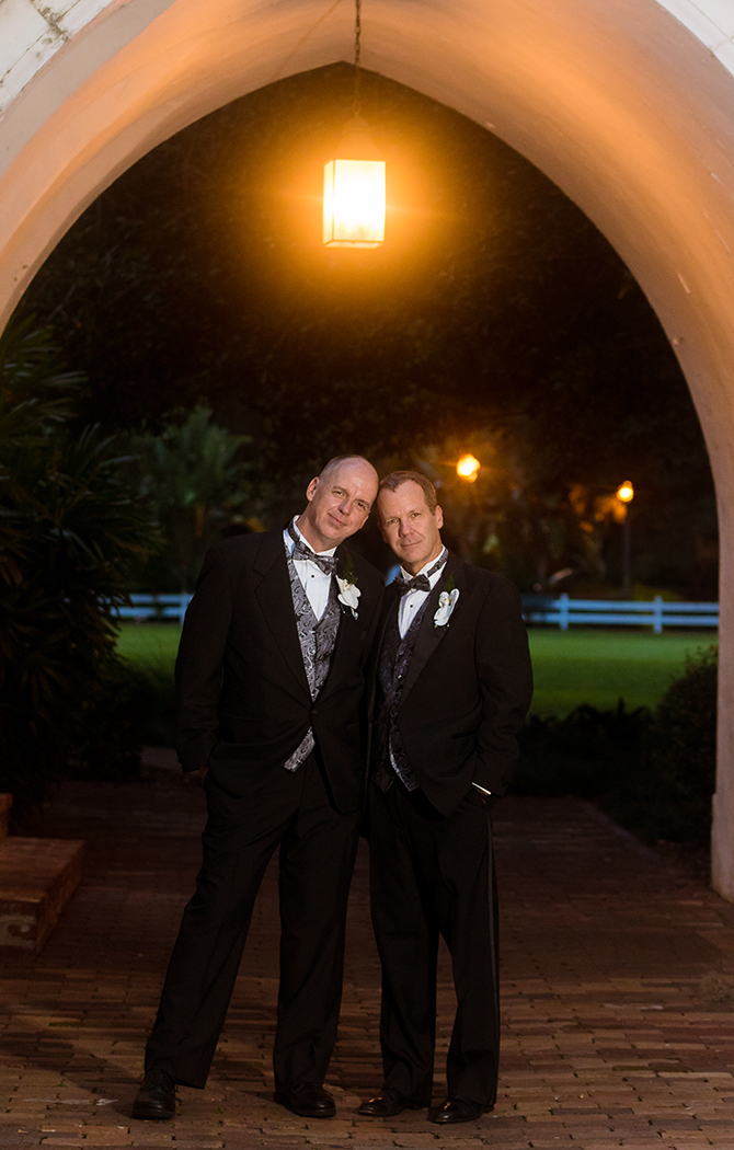 A. Harris Photography - Gay Couple Arch